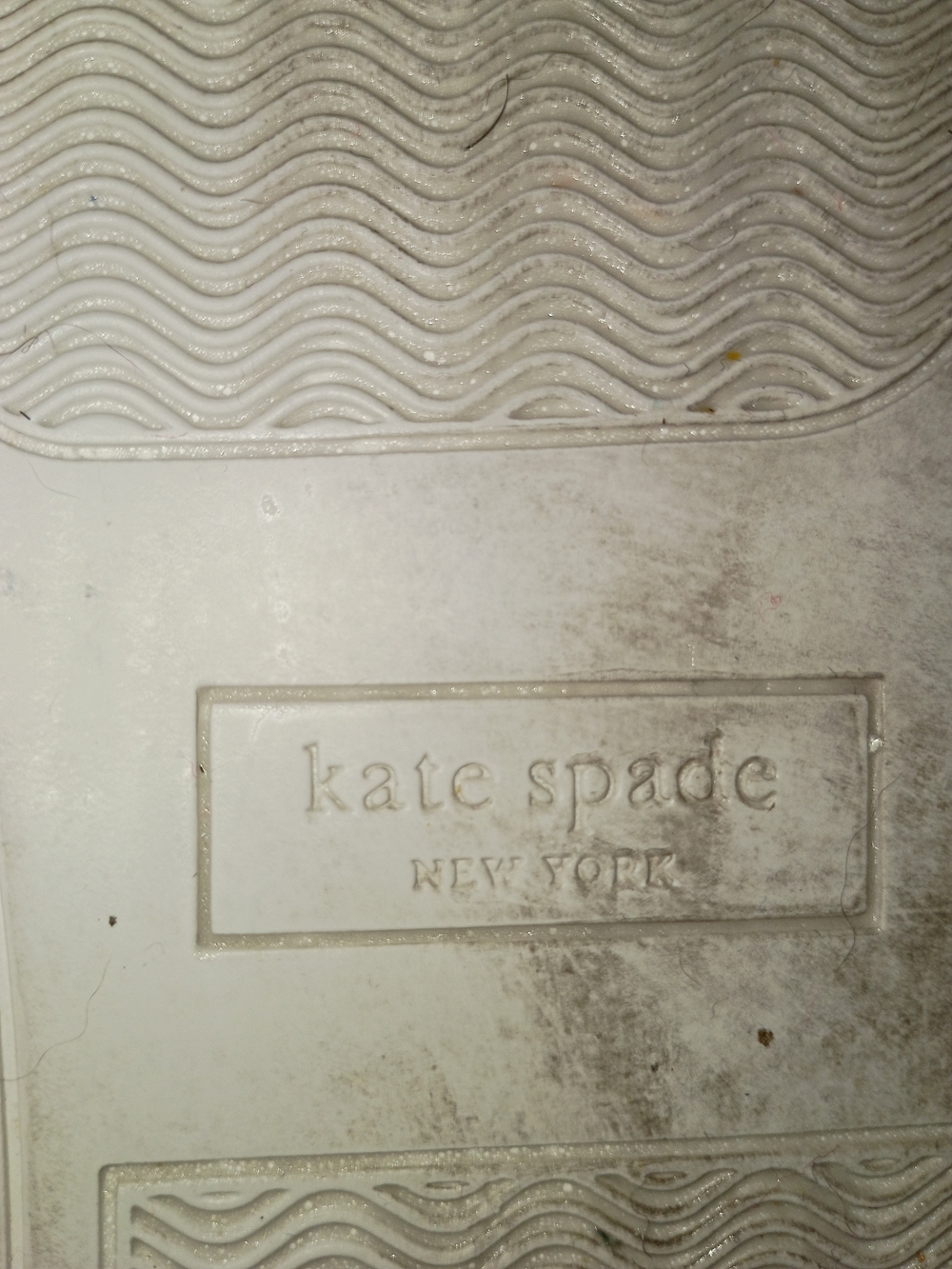 kate spade Fez White Sneakers with Black Spade Accent Size 11 EUC - Picture 10 of 13